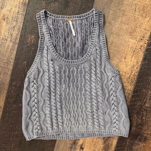 ✨ Free People Cable Knit Sleeveless Sweater Tank ✨ Small